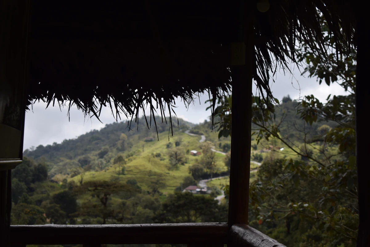 Terraza de un geolodge
